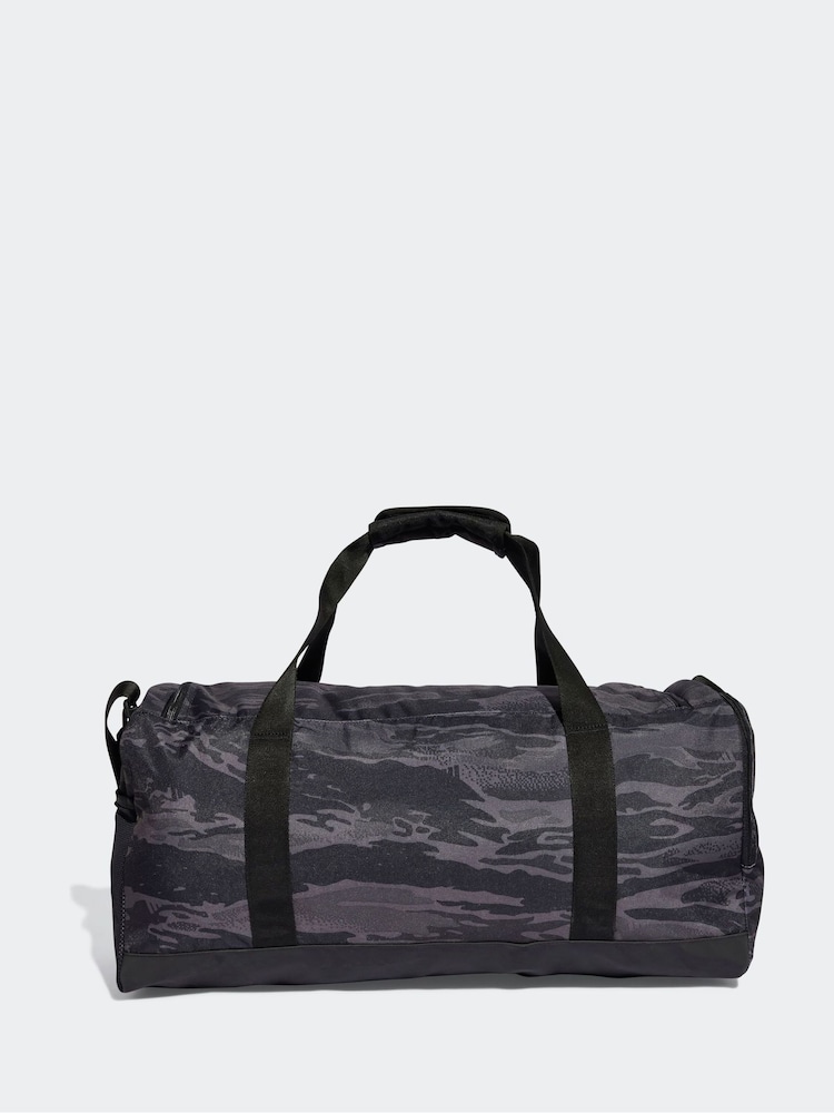 adidas Grey Linear Camo Medium Duffle Bag - Image 2 of 4