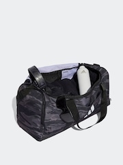 adidas Grey Linear Camo Medium Duffle Bag - Image 3 of 4