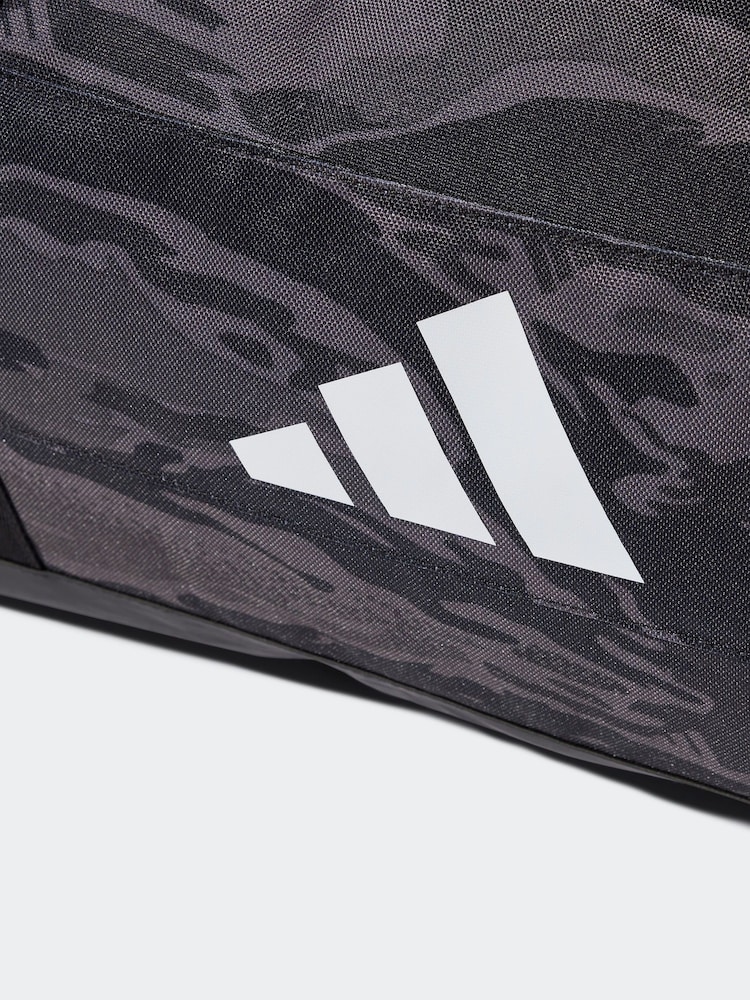 adidas Grey Linear Camo Medium Duffle Bag - Image 4 of 4