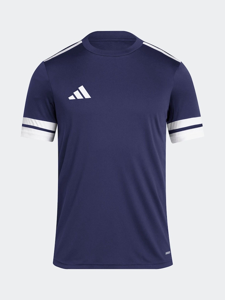 adidas Blue Squadra 25 Jersey T-Shirt - Image 1 of 2 adidas Blue Squadra 25 Jersey T-Shirt - Image 1 of 2