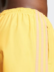 adidas Yellow Adicolor 3-Stripes 5-Inch Swim Shorts - Image 5 of 5