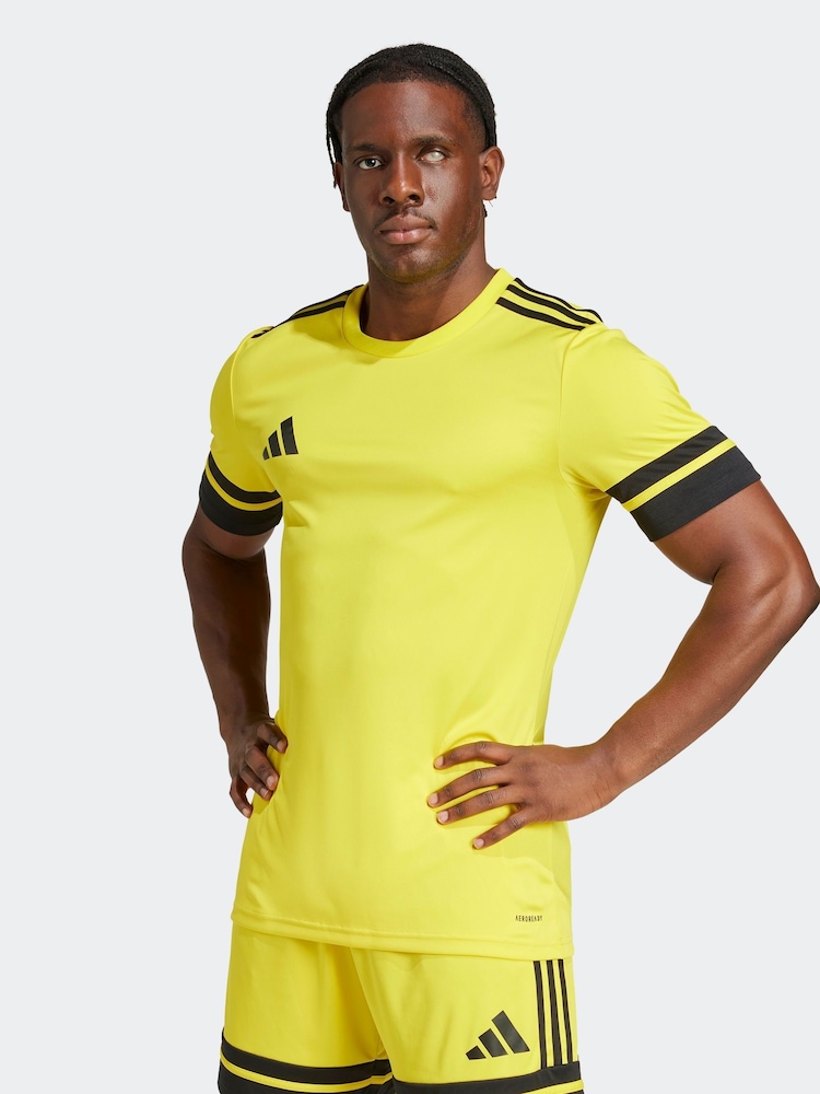 adidas Yellow Squadra 25 Jersey T-Shirt - Image 1 of 7