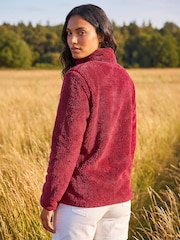 Roman Red Sherpa Fleece Jacket - Image 3 of 4