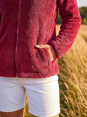 Roman Red Sherpa Fleece Jacket - Image 4 of 4