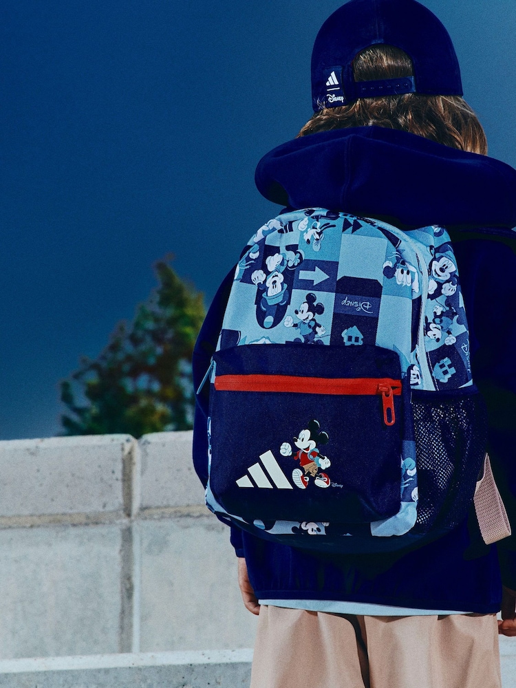 adidas Blue Disney Minnie Mouse Little Kids Backpack - Image 2 of 7
