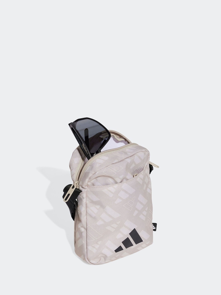 Sac à bandoulière adidas Linear Organisateur monochrome imprimé - Image 3 of 5