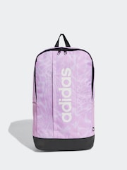 adidas Purple Linear Graphic Backpack - Image 1 of 3