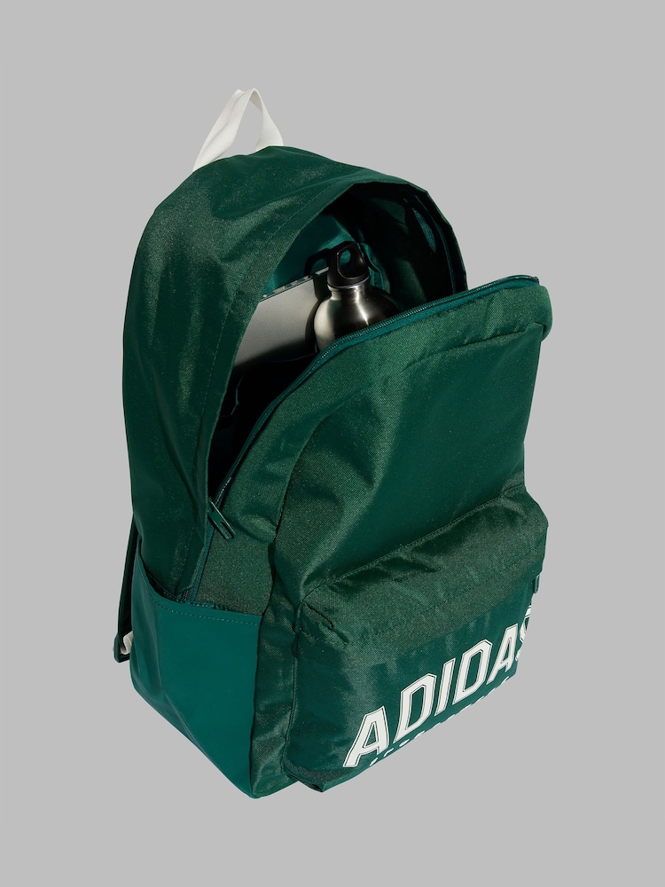 adidas Green Print Classic Varsity Backpack - Image 4 of 6