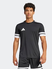 adidas Black Squadra 25 Jersey T-Shirt - Image 1 of 8