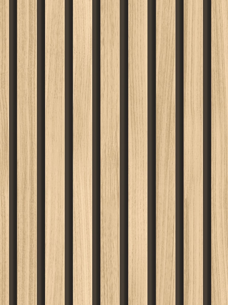 Hoopla Walls Ash Wood Slat A4 Wallpaper Sample - Image 1 of 1 Hoopla Walls Ash Wood Slat A4 Wallpaper Sample - Image 1 of 1
