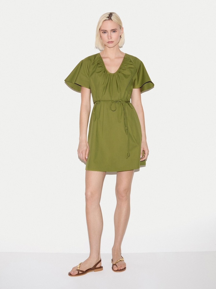 Jigsaw Cotton Lyocell Mini Dress - תמונה 1 מתוך 5