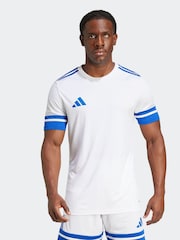 adidas White Squadra 25 T-Shirt - Image 1 of 6