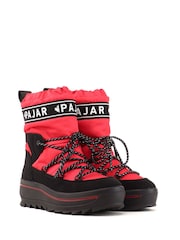 Sarkans - Pajar Gala ūdensnecaurlaidīgi uzvelkami sniega zābaki - Attēls 3 no 5