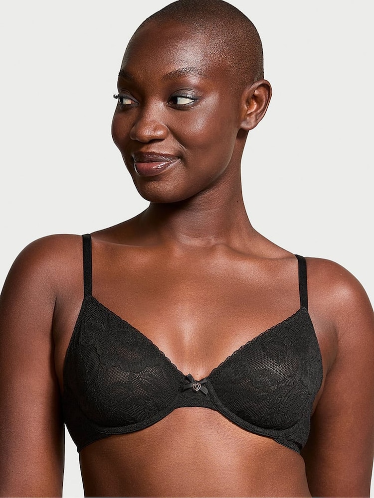 Victoria's Secret Black Demi Invisible Lift Bra - Image 1 of 4