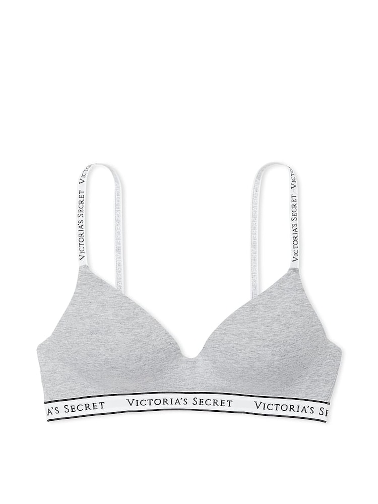 Victoria's Secret Medium Heather Grey Non Wired Lightly Lined Bra - Image 3 of 3