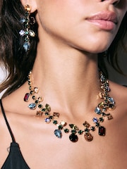 Wielokolorowy - Jewelled Collar Necklace Made With Recycled Iron - Image 2 of 6