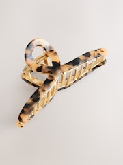 Черепаховый коричневый - Swirl Claw Clip - Image 4 of 5