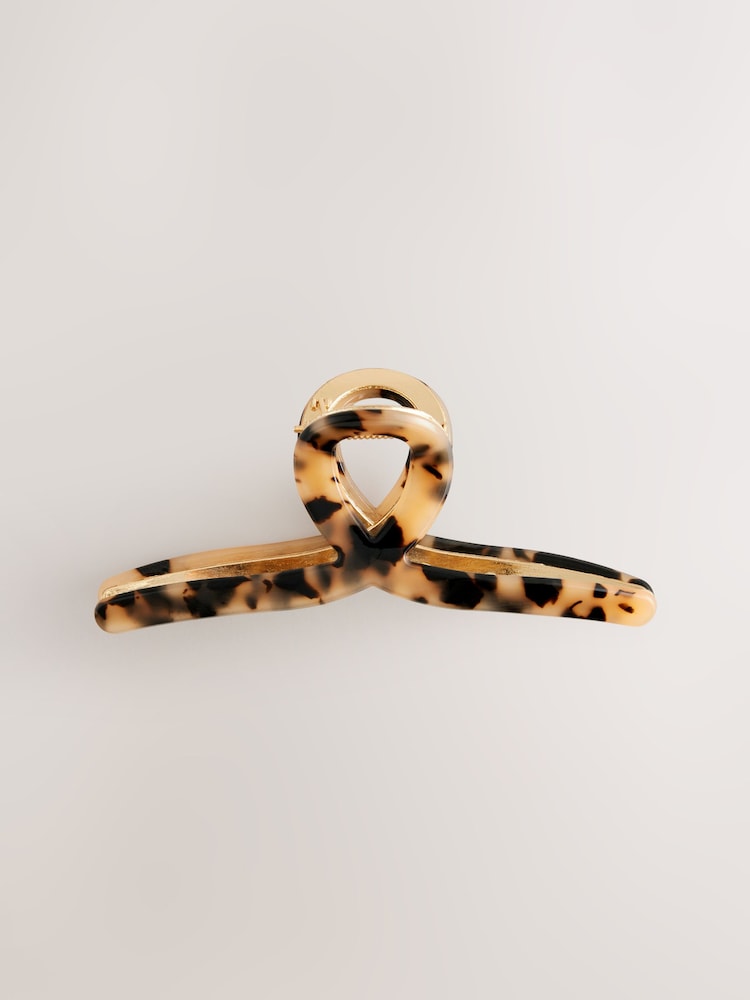 Черепаховый коричневый - Swirl Claw Clip - Image 5 of 5