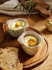 Set of 2 Sage Green Chicken Nibble Bowls with Lid - Image 2 of 6