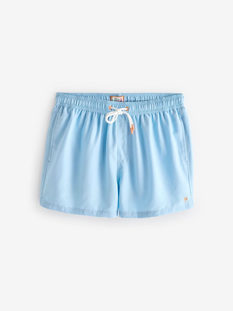 Lichtblauw/marineblauw - Essential Swim Shorts 2 Pack - Image 11 of 13