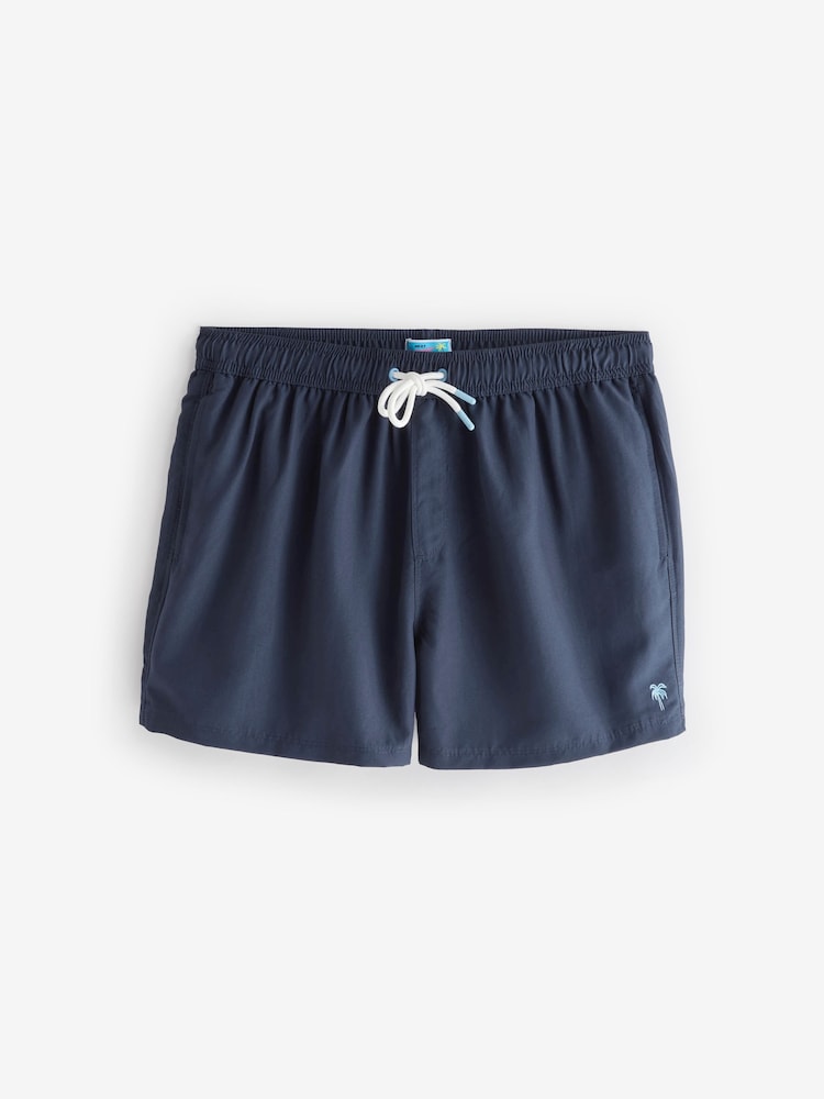 Lichtblauw/marineblauw - Essential Swim Shorts 2 Pack - Image 12 of 13
