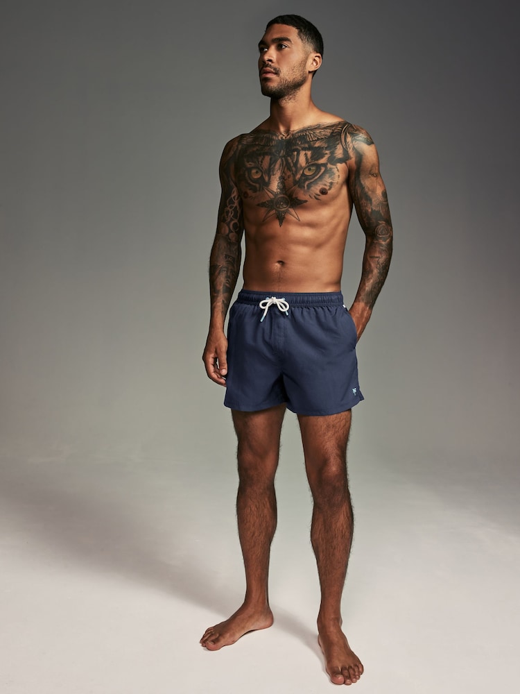 Lichtblauw/marineblauw - Essential Swim Shorts 2 Pack - Image 5 of 13