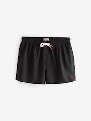 Black/Navy Blue Essential Swim Shorts 2 Pack - Image 3 of 16