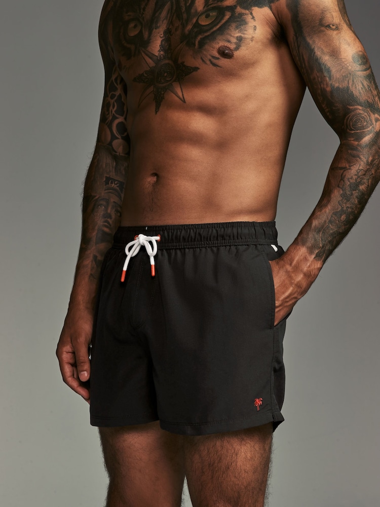 Noir/bleu marine - Shorts de bain essentiels 2 Pack - Image 8 of 16