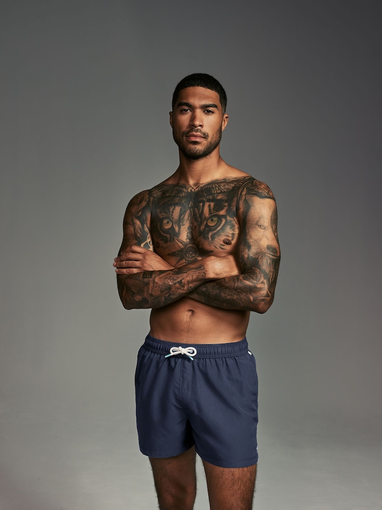 Noir/bleu marine - Shorts de bain essentiels 2 Pack - Image 9 of 16
