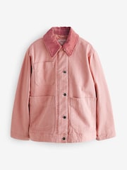 Pink Corduroy Collar Jacket - Image 5 of 7