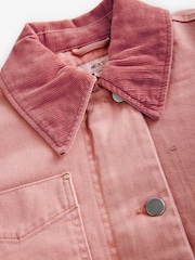 Pink Corduroy Collar Jacket - Image 6 of 7