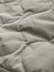 Sage Green Quilted Corduroy Collar Jacket - Image 6 of 6