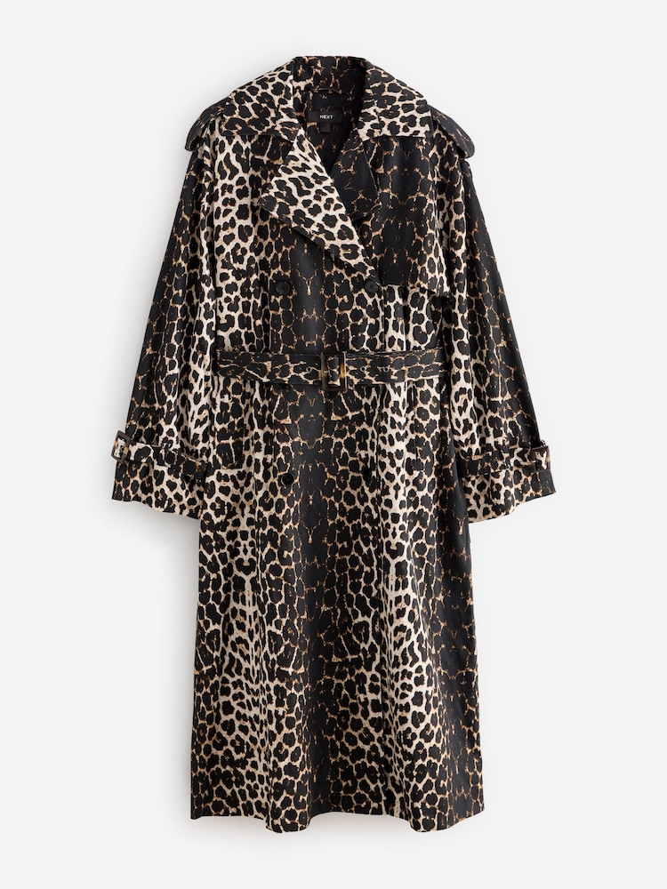 Buy Animal Print Trench Coat from the Next UK online shop