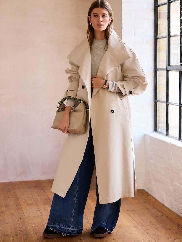 Cream N. Premium Trench Coat - Image 3 of 9