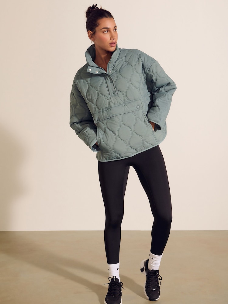 Blue Quilt Overhead Jacket - Image 2 of 8