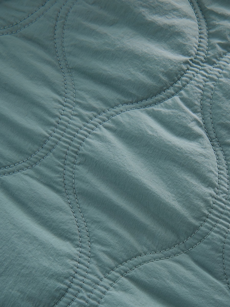 Blue Quilt Overhead Jacket - Image 8 of 8