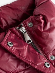 Burgundy Shower Resistant Padded Jacket - Image 10 of 10