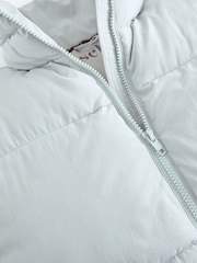 self. Blue Cropped Gilet - Image 7 of 8