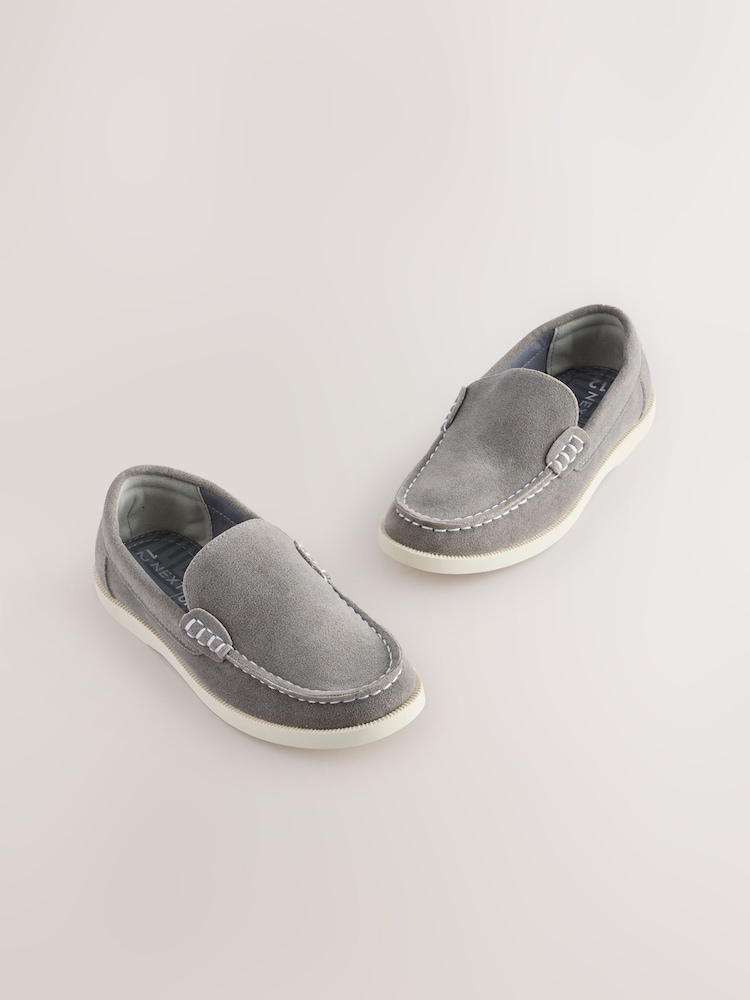 Grey Standard Fit (F) Loafers - Image 1 of 6