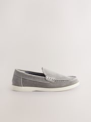 Grey Standard Fit (F) Loafers - Image 2 of 6