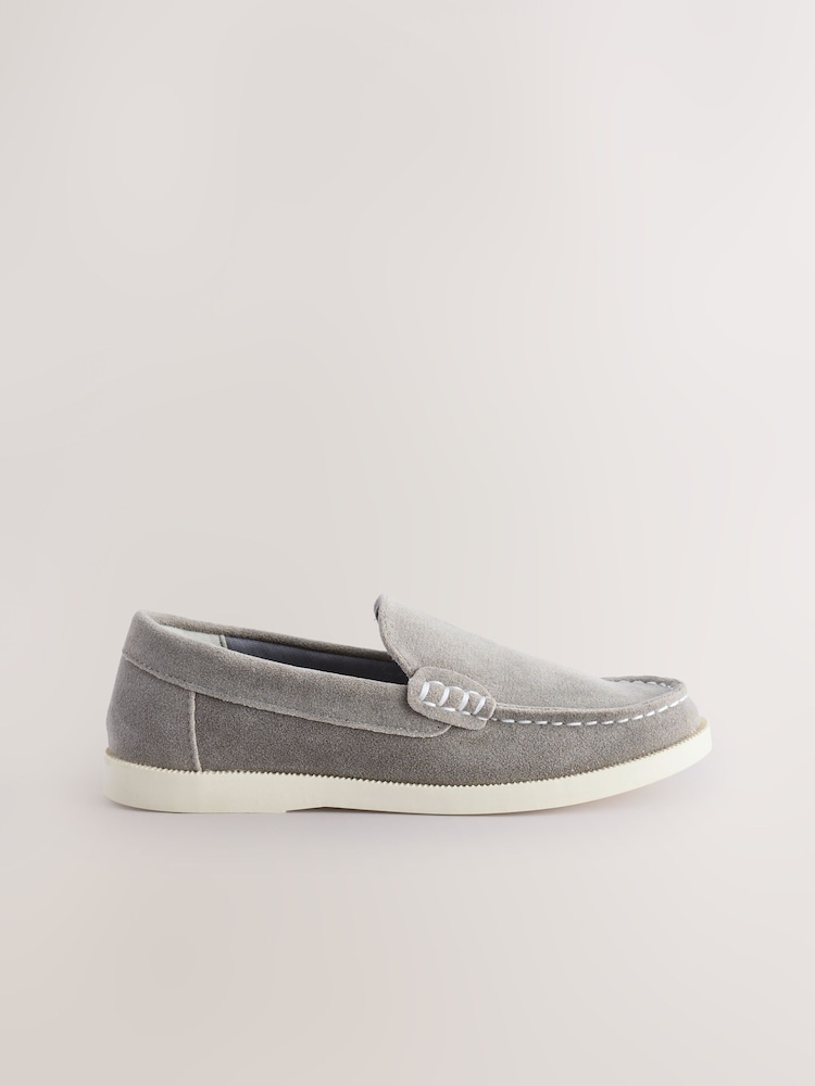 Grey Standard Fit (F) Loafers - Image 2 of 6