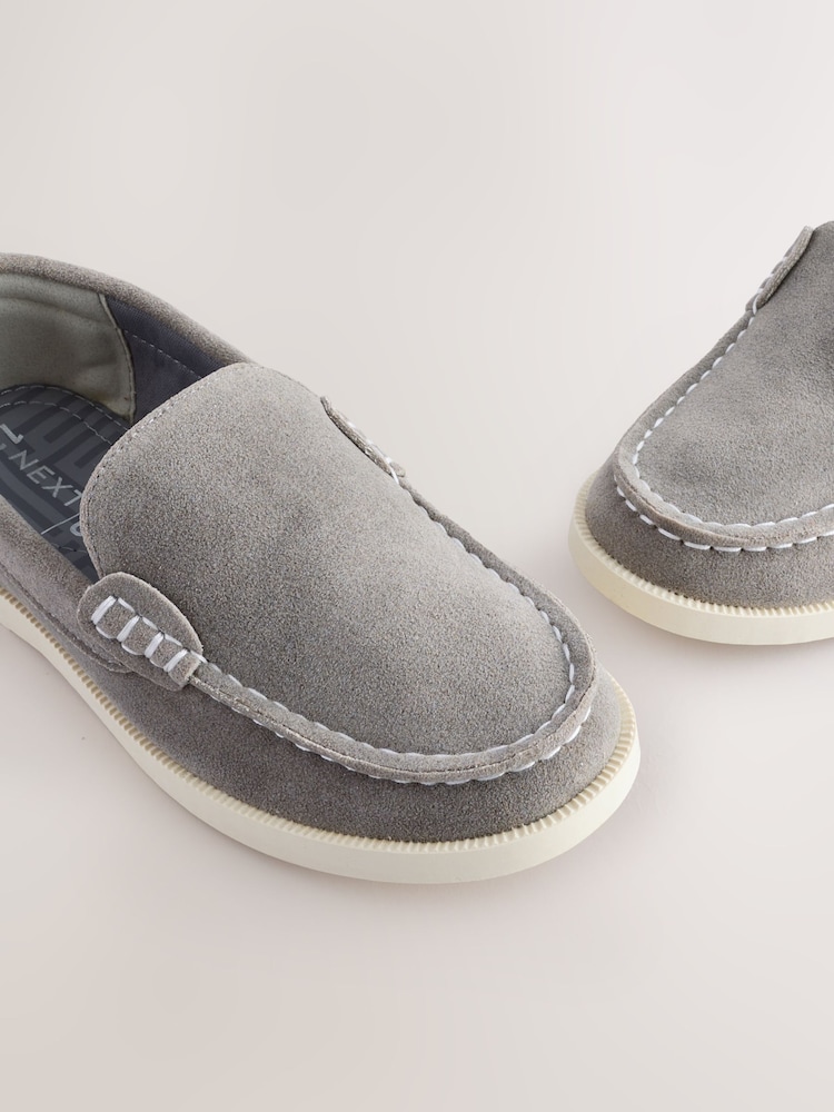 Grey Standard Fit (F) Loafers - Image 5 of 6