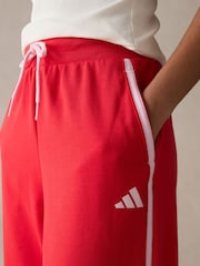 adidas Red Colourblock Joggers - Image 5 of 6
