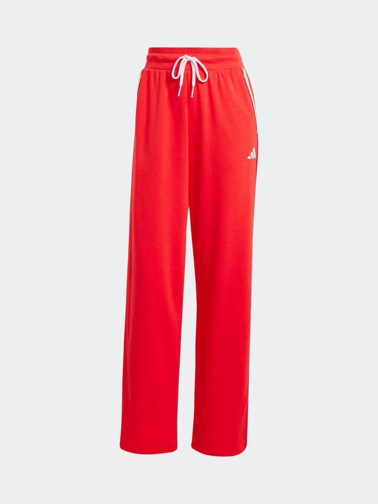 adidas Red Colourblock Joggers - Image 6 of 6