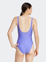 adidas Purple Sportswear U-Back Swimsuit - Image 2 of 6