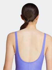adidas Purple Sportswear U-Back Swimsuit - Image 5 of 6