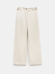 Hush Natural Kia Washed Baker 100% Cotton Trousers - Image 5 of 5