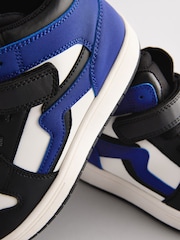 Blue Elastic Lace High Top Trainers - Image 5 of 5