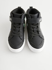Black Star Wars Elastic Lace High Top Trainers - Image 4 of 7