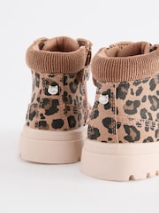Animal Print Chunky Boots - Image 3 of 6